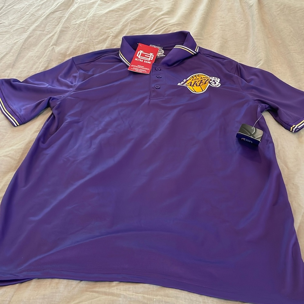 Los Angeles Lakers polo shirt. NWT